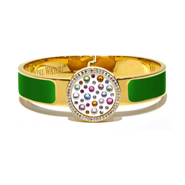 Bracciale MultiJoy Classic Yellow Gold Green