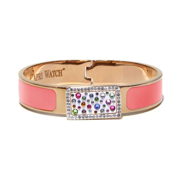 Bracciale MultiJoy Square Rose Gold Pink