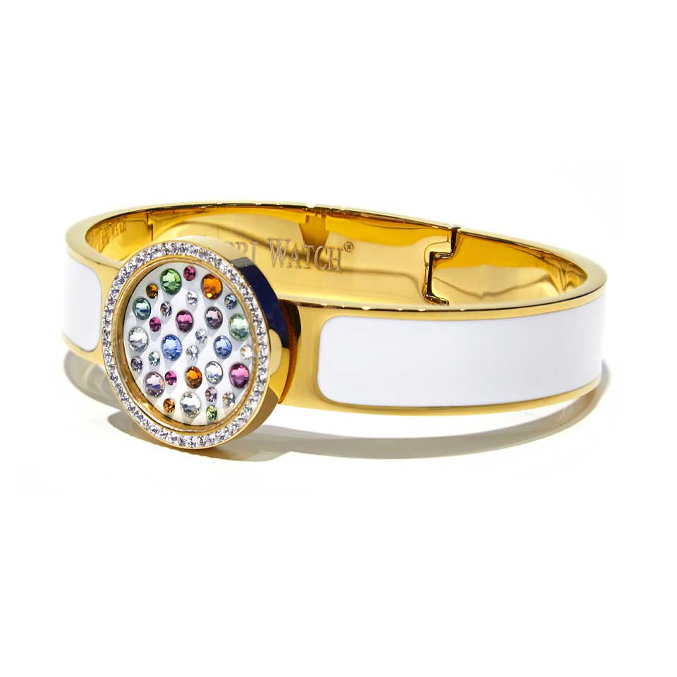 Bracelet MultiJoy Classic Lux Yellow Gold White - immagine 2