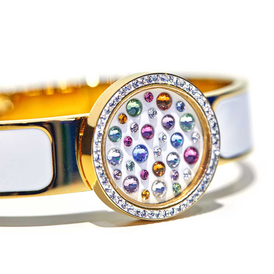 Bracelet MultiJoy Classic Lux Yellow Gold White - immagine 3