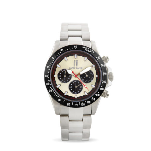 Chrono Contrast Counter Silver - Black