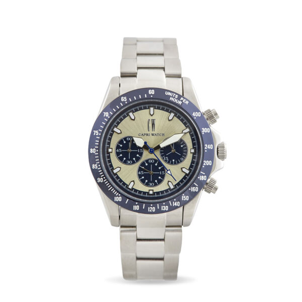 Chrono Contrast CounterSilver - Blu