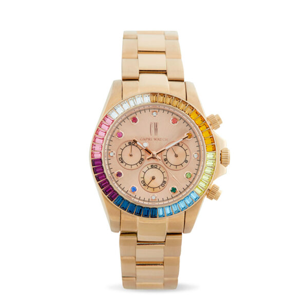 Chrono Iris Bezel Rosè Stainless Steel Rosè
