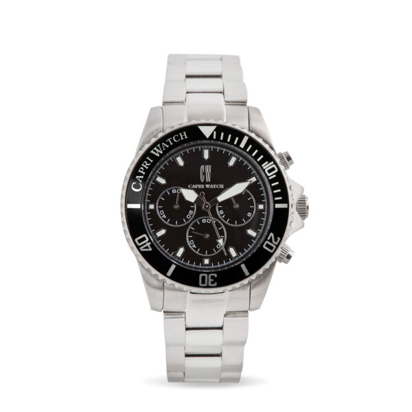 Chrono New Sub Black Stainless Steel