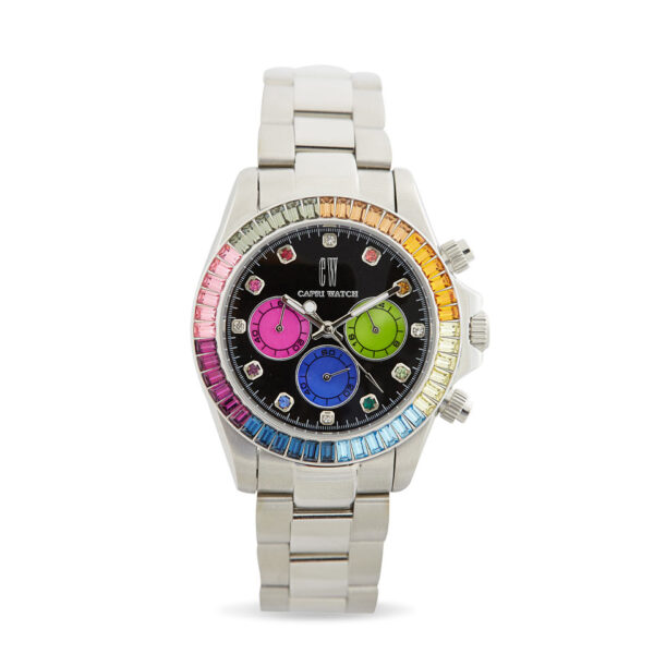 Chrono Rossella Iris Bezel Black-Color