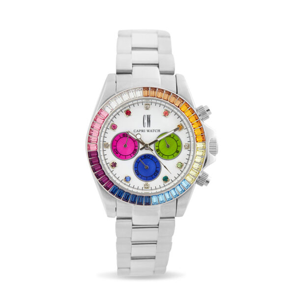Chrono Rossella Iris Bezel Bianco-Color