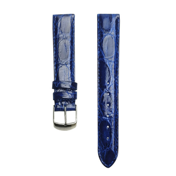 Cinturino Alligator Ansa 18mm in vari colori in Alligatore Blu Navy