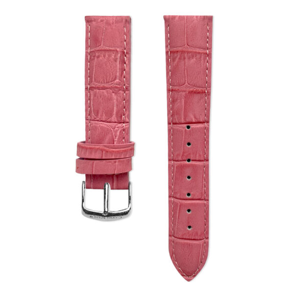 Cinturino in Pelle ansa 22mm in vari colori in Pelle Rosa