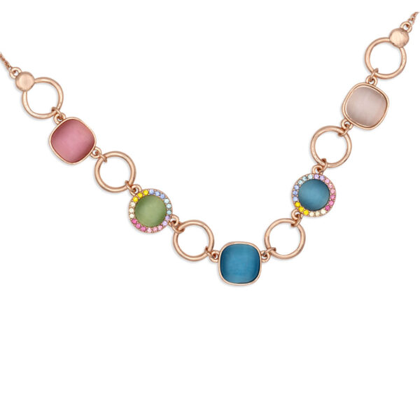 Collana Multicolor Rose Gold