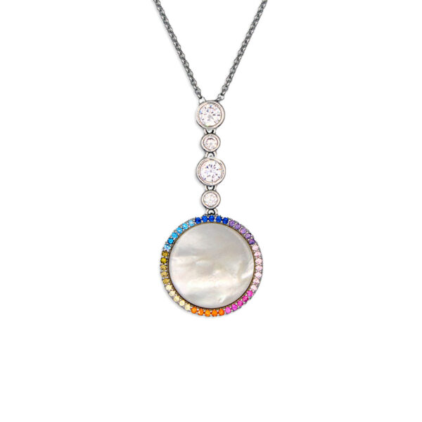 Collana Pendolo Madreperla Silver