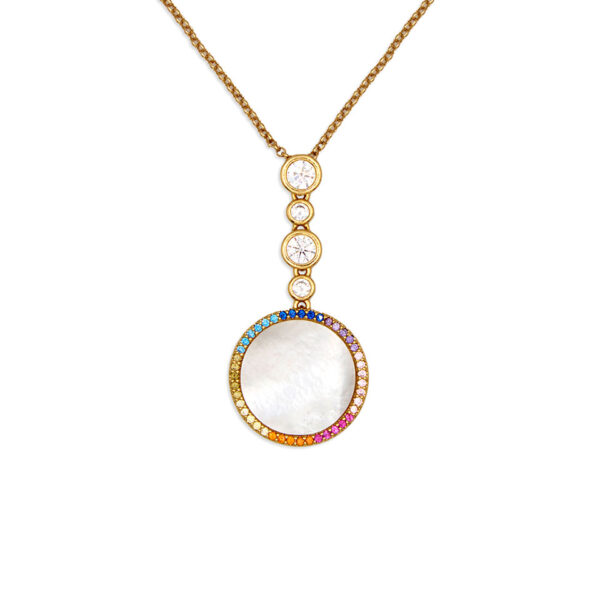 Collana Pendolo Madreperla Yellow Gold