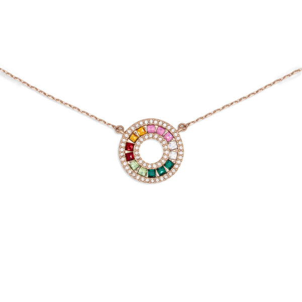Collana Rainbow Rose Gold