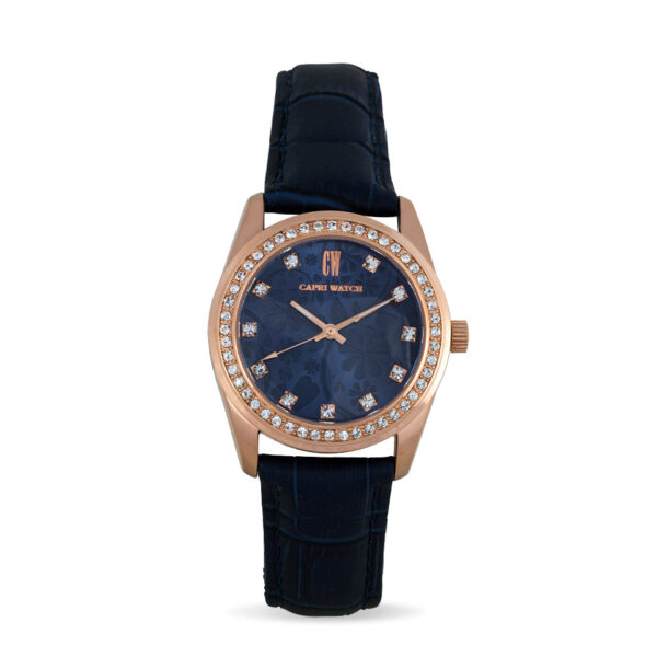 Lady Flowers Blu Rose Gold