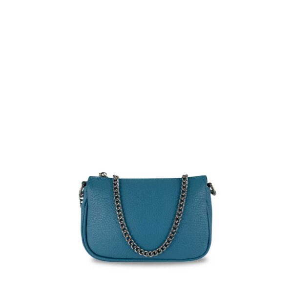 Mini Borsa Blue Baby con catenina