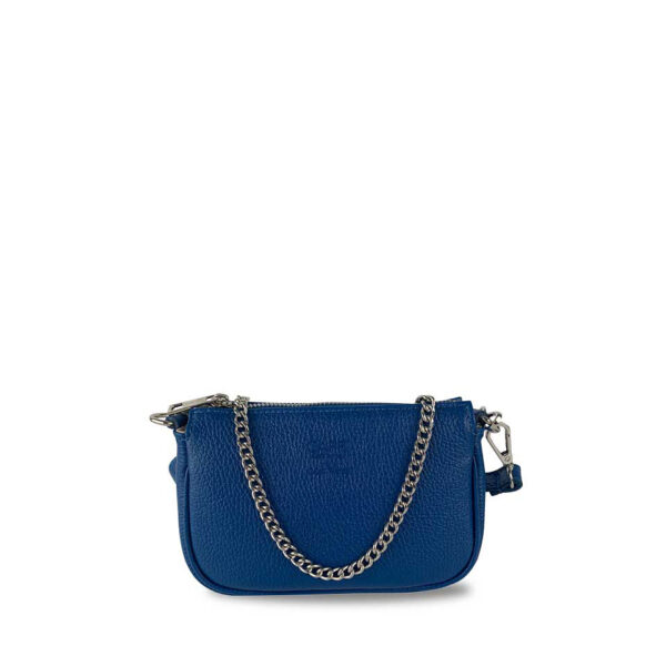Mini Borsa Blue Royal con catenina