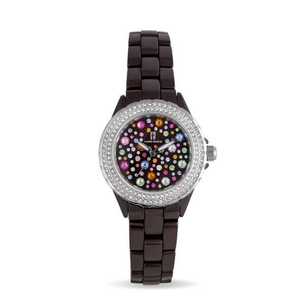 Orologio Ceramic Multijoy Brown Stones