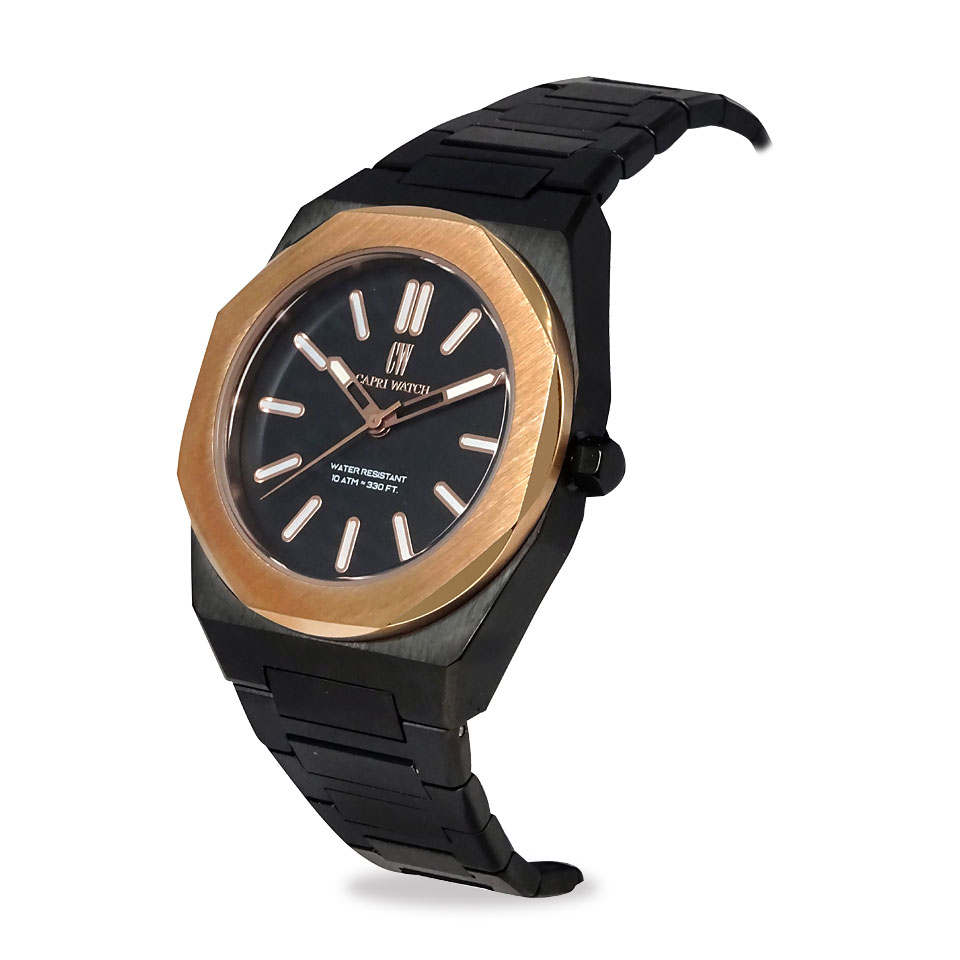 Orologio Contemporary 40 All Black Rosè Bezel - immagine 2
