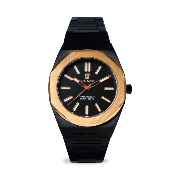 Orologio Contemporary 40  All Black Rosè Bezel