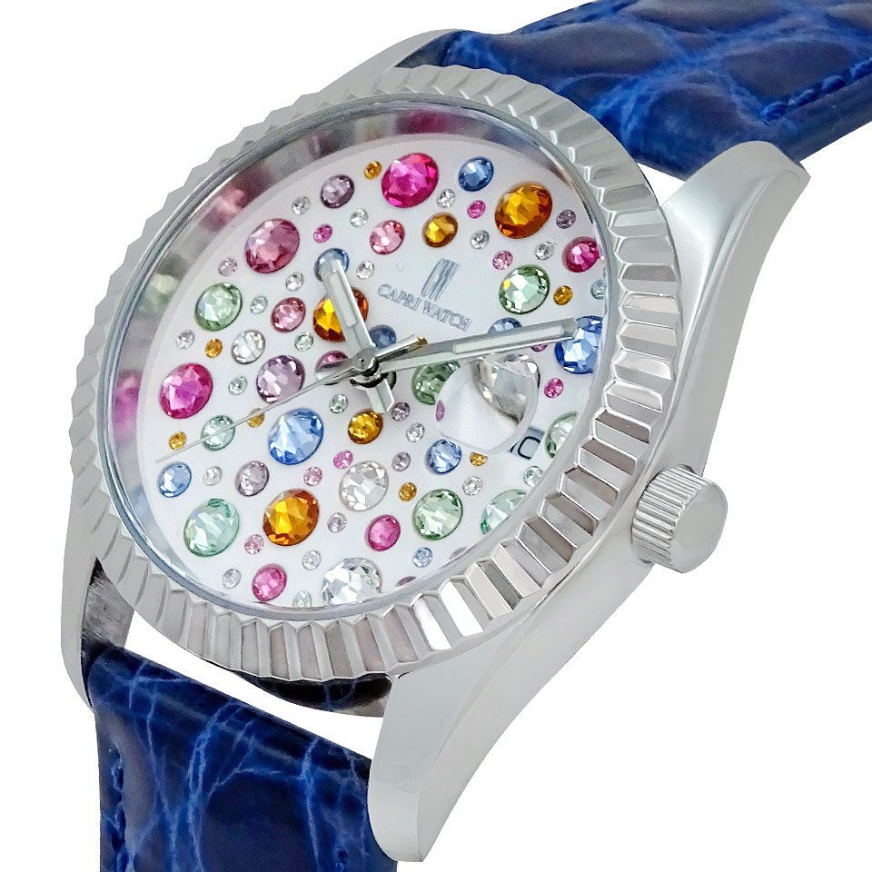 Orologio Eternity 36 Multijoy Crocodile Blue Navy - immagine 3
