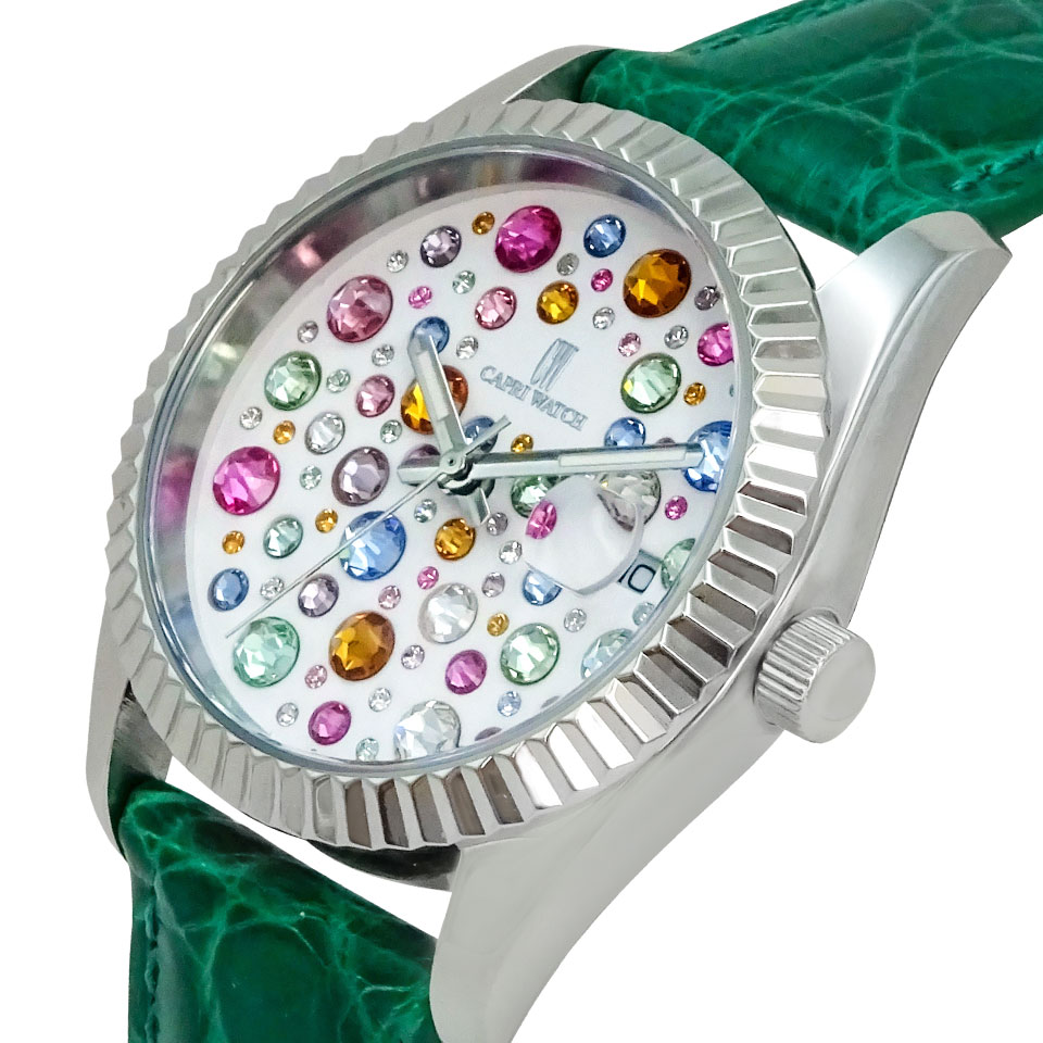 Orologio Eternity 36 Multijoy Crocodile Green - immagine 3