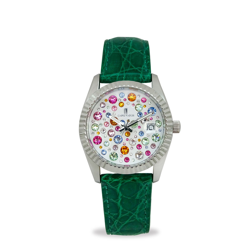 Orologio Eternity 36 Multijoy Crocodile Green