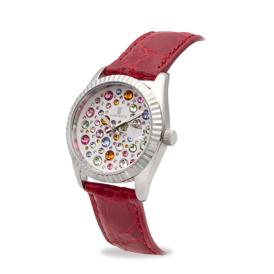 Orologio Eternity 36 Multijoy Crocodile Red - immagine 2