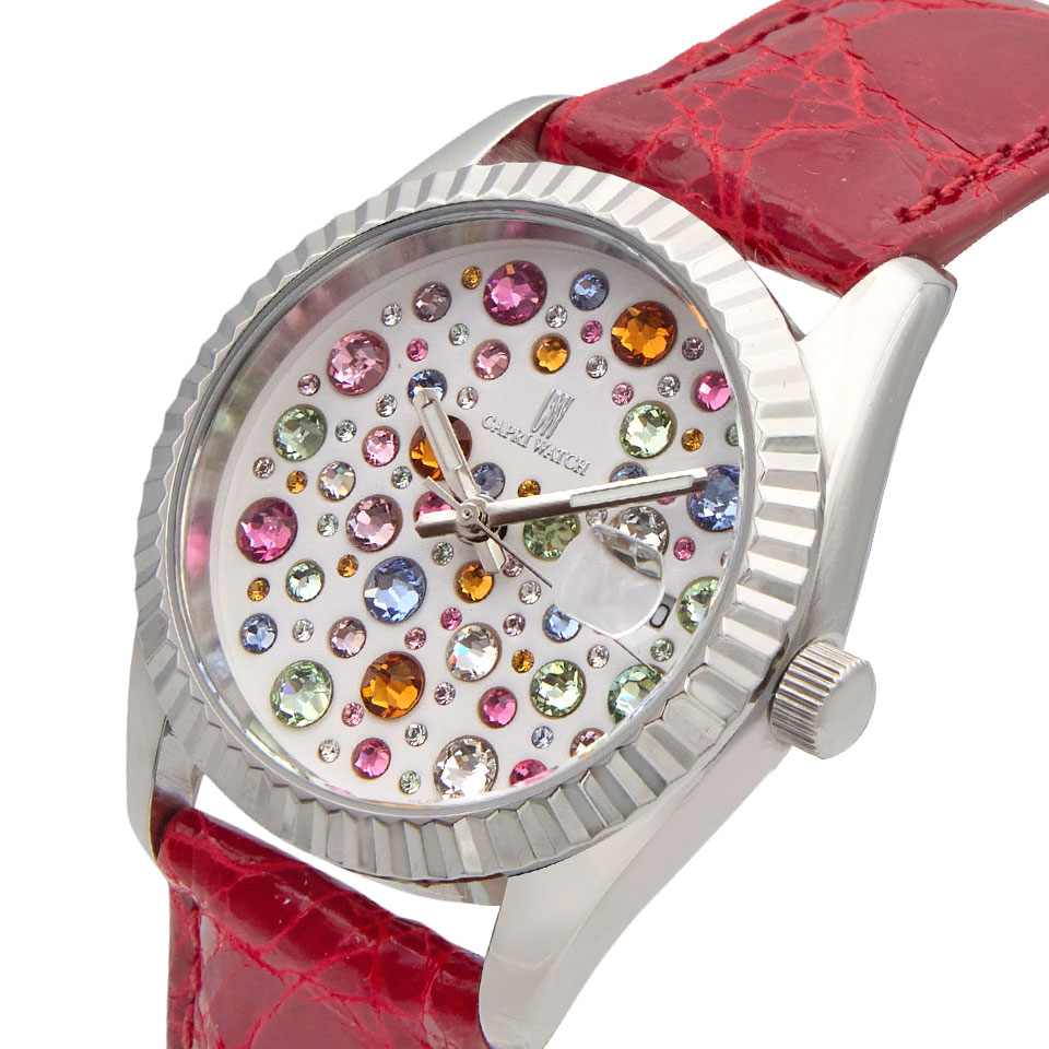 Orologio Eternity 36 Multijoy Crocodile Red - immagine 3