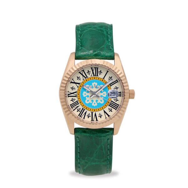 Orologio Eternity First 36 Rose' Green Crocodile