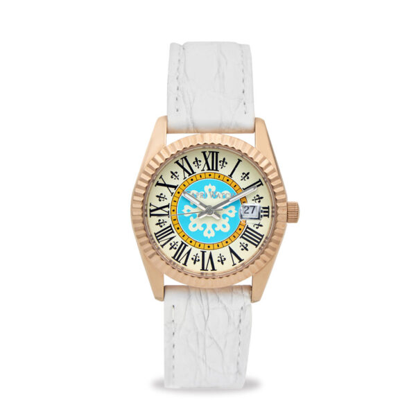 Orologio Eternity First 36 Rose' White Crocodile
