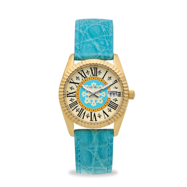 Orologio Eternity First 36mm Blue Light Gold