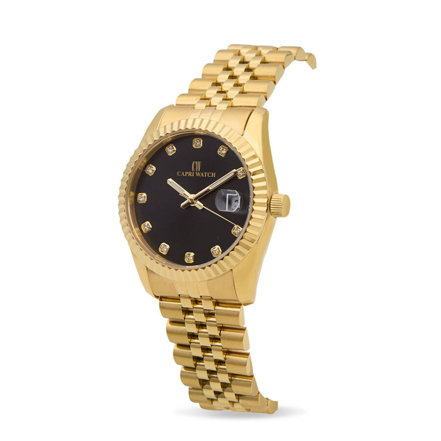 Orologio Eternity 36 Gold Black Steel - immagine 2