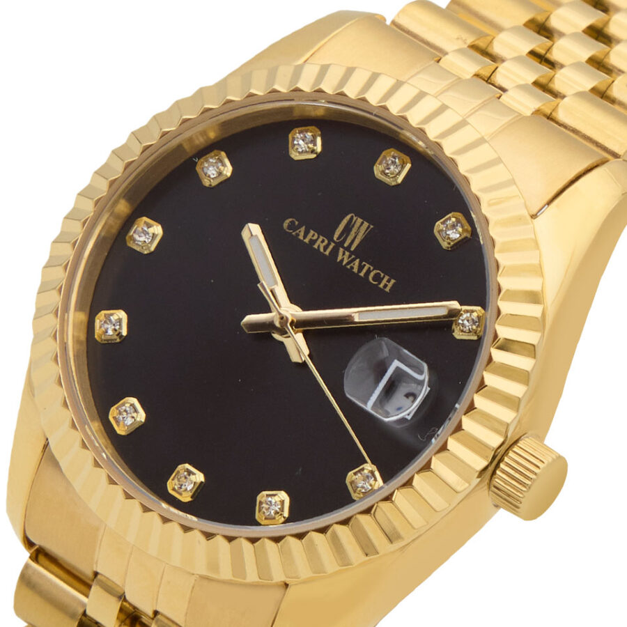 Orologio Eternity 36 Gold Black Steel - immagine 3
