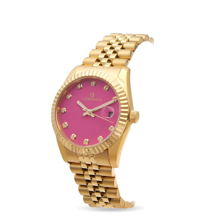 Orologio Eternity 36 Gold Fuchsia Gold - immagine 2