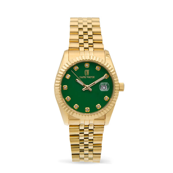 Orologio Eternity Gold Green