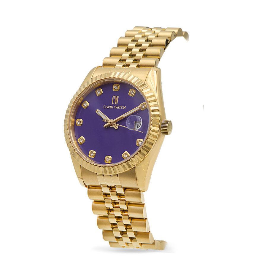 Orologio Eternity 36 Gold Purple - immagine 2