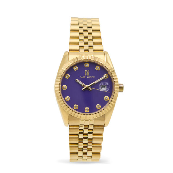 Orologio Eternity Gold Purple