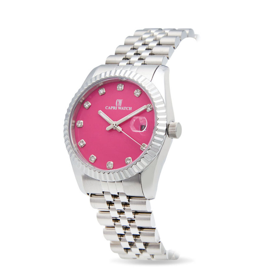 Orologio Eternity 36 Stainless Fuchsia - immagine 2