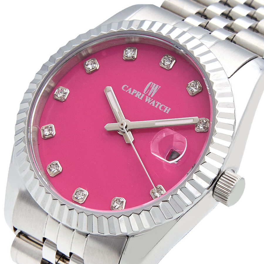 Orologio Eternity 36 Stainless Fuchsia - immagine 3