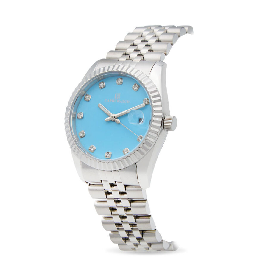 Orologio Eternity 36 Stainless Light Blue - immagine 2