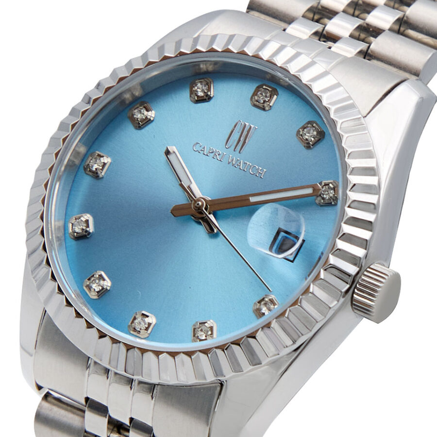 Orologio Eternity 36 Stainless Light Blue - immagine 3