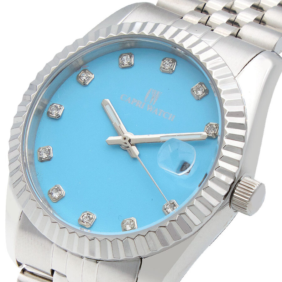 Orologio Eternity 36 Stainless Light Blue - immagine 3