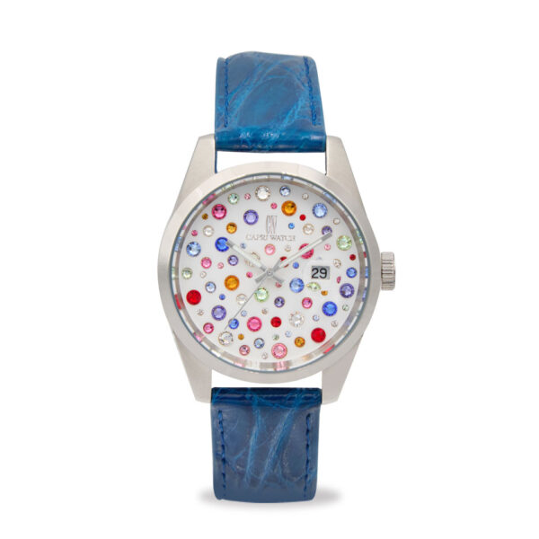 Orologio Glamour 39 Multijoy Crocodile Blue Royal
