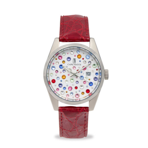 Orologio Glamour 39 Multijoy Crocodile Red
