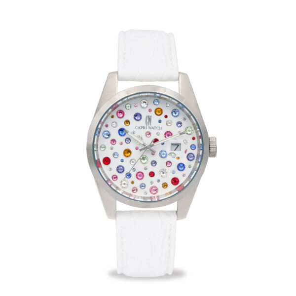 Orologio Glamour 39 Multijoy Crocodile White