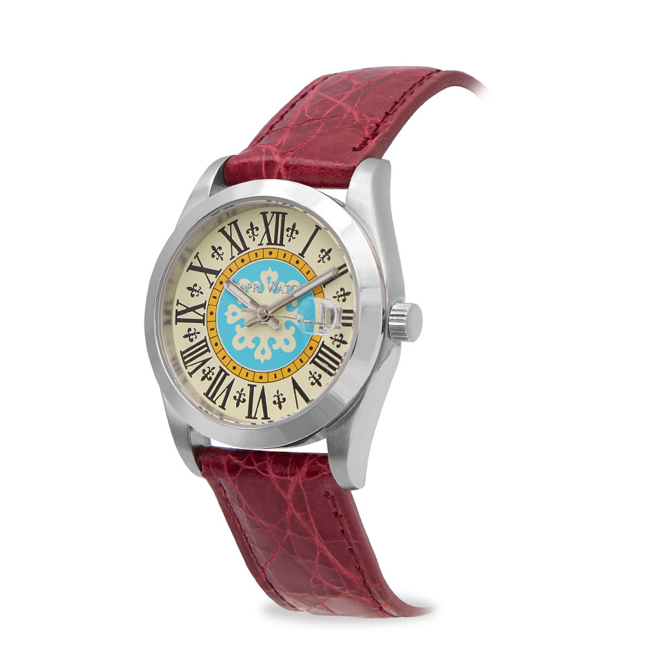 Orologio Glamour First 36 Red Crocodile - immagine 2