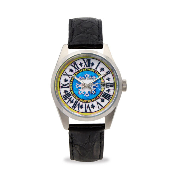 Orologio Glamour First 39 Crocodile Black