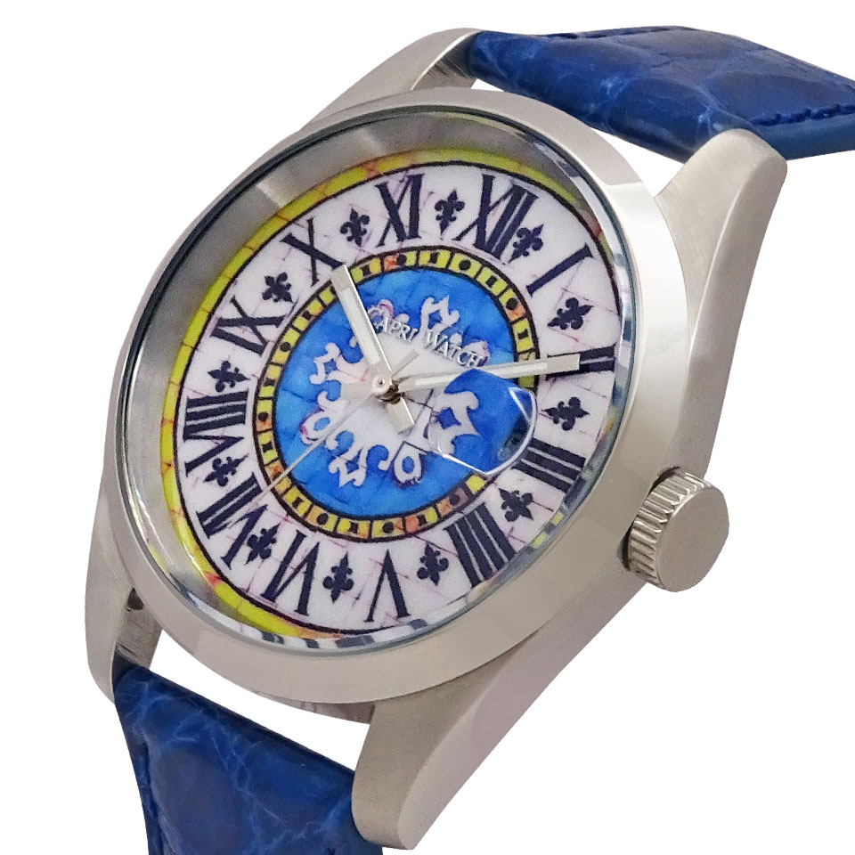 Orologio Glamour First 39 Crocodile Blue Royal - immagine 3