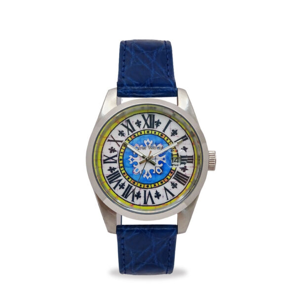 Orologio Glamour First 39 Crocodile Blue Royal