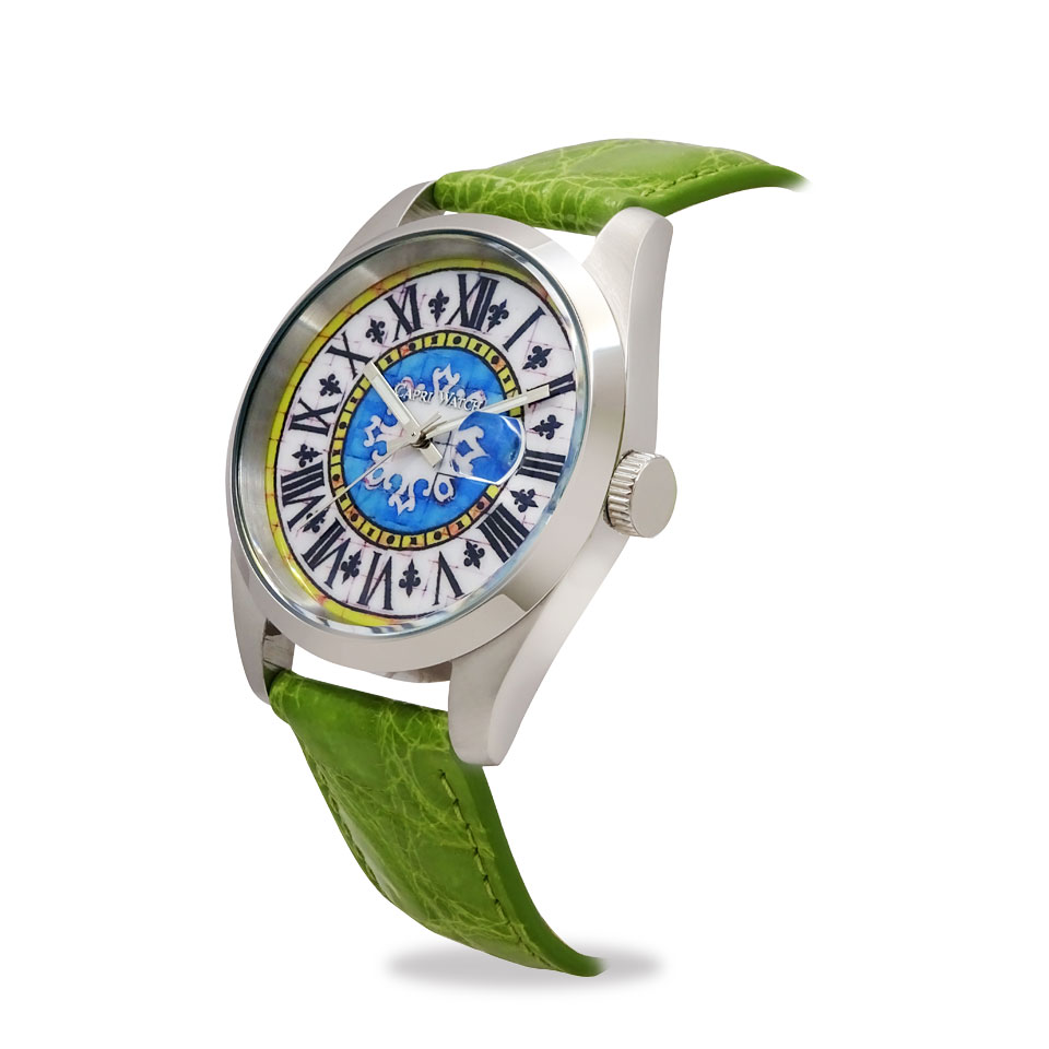 Orologio Glamour First 39 Crocodile Light Green - immagine 2