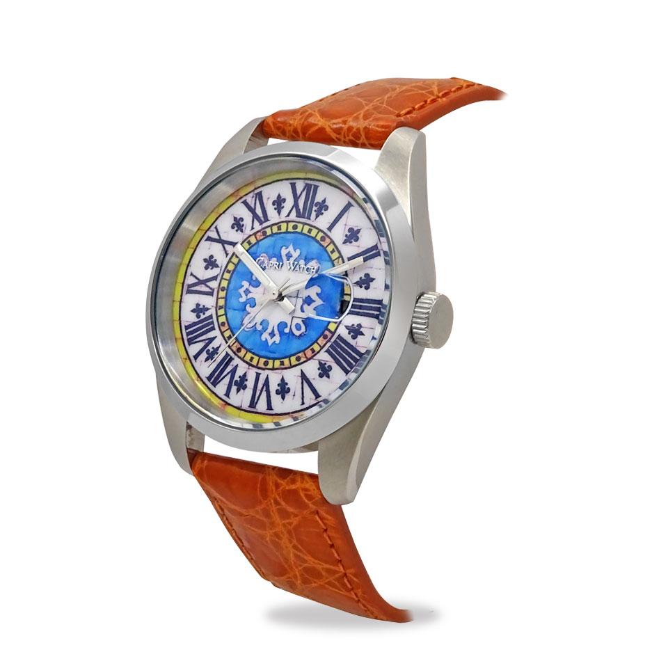 Orologio Glamour First 39 Crocodile Orange - immagine 2